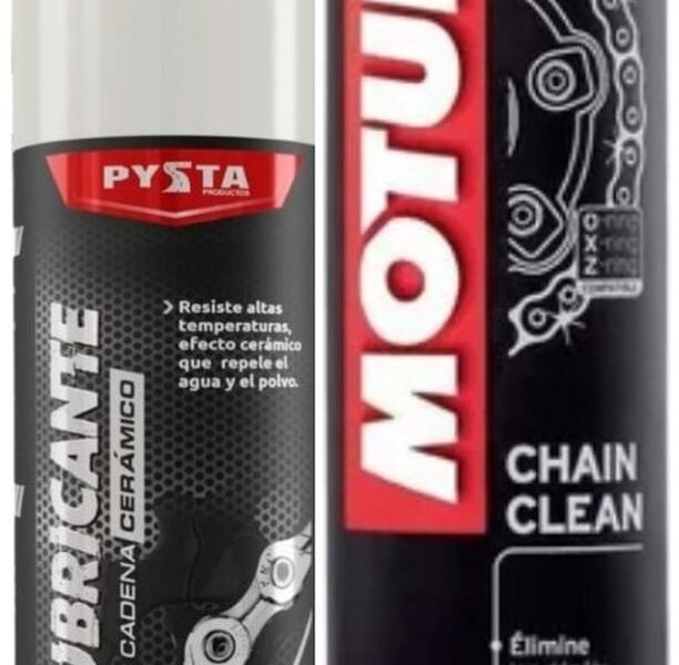 Desengrasante Motul Chain Clean C1+ Motul Chain Lube Road C2 para cadena de  moto - AliExpress